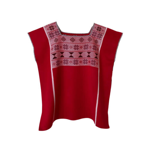 Huipil Pastel Rojo